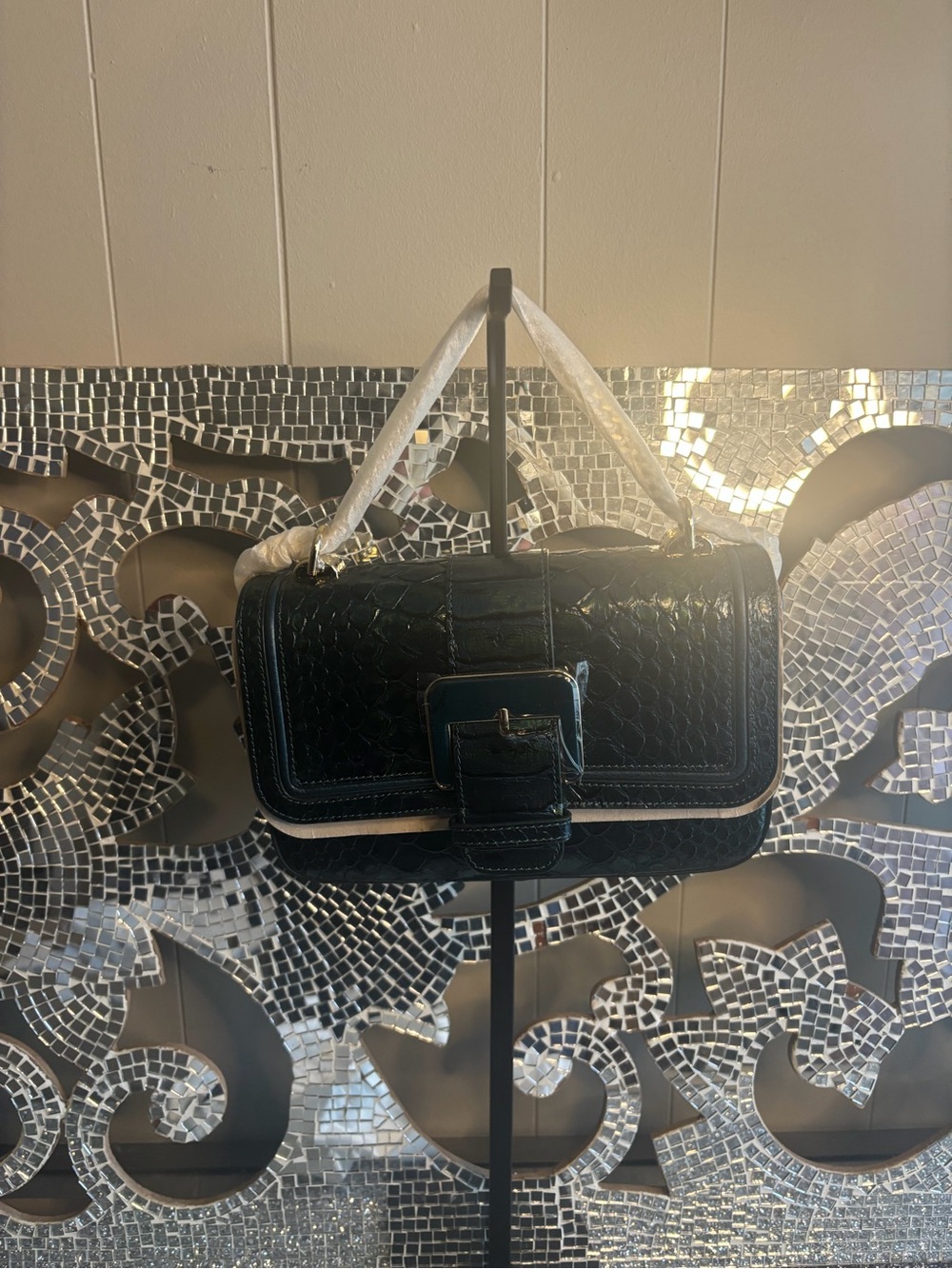 ⭐️Brahmin Rosa Evergreen Kalopsia Shoulder Bag with Buckle Detail - Picture 1 of 12